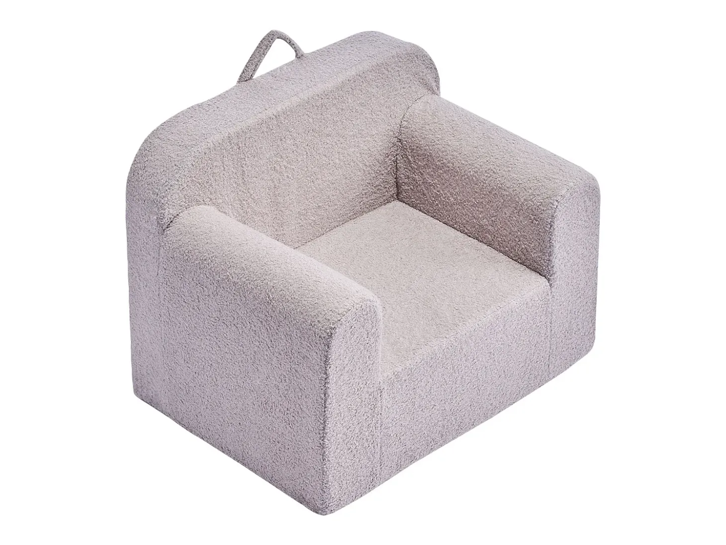 Sillón SucceBuy para Niños Cómodo, Silla Infantil de Espuma con Reposabrazos y Asa, Sofá para Niños Pequeños Removible, en Esponja 28D y Peluche