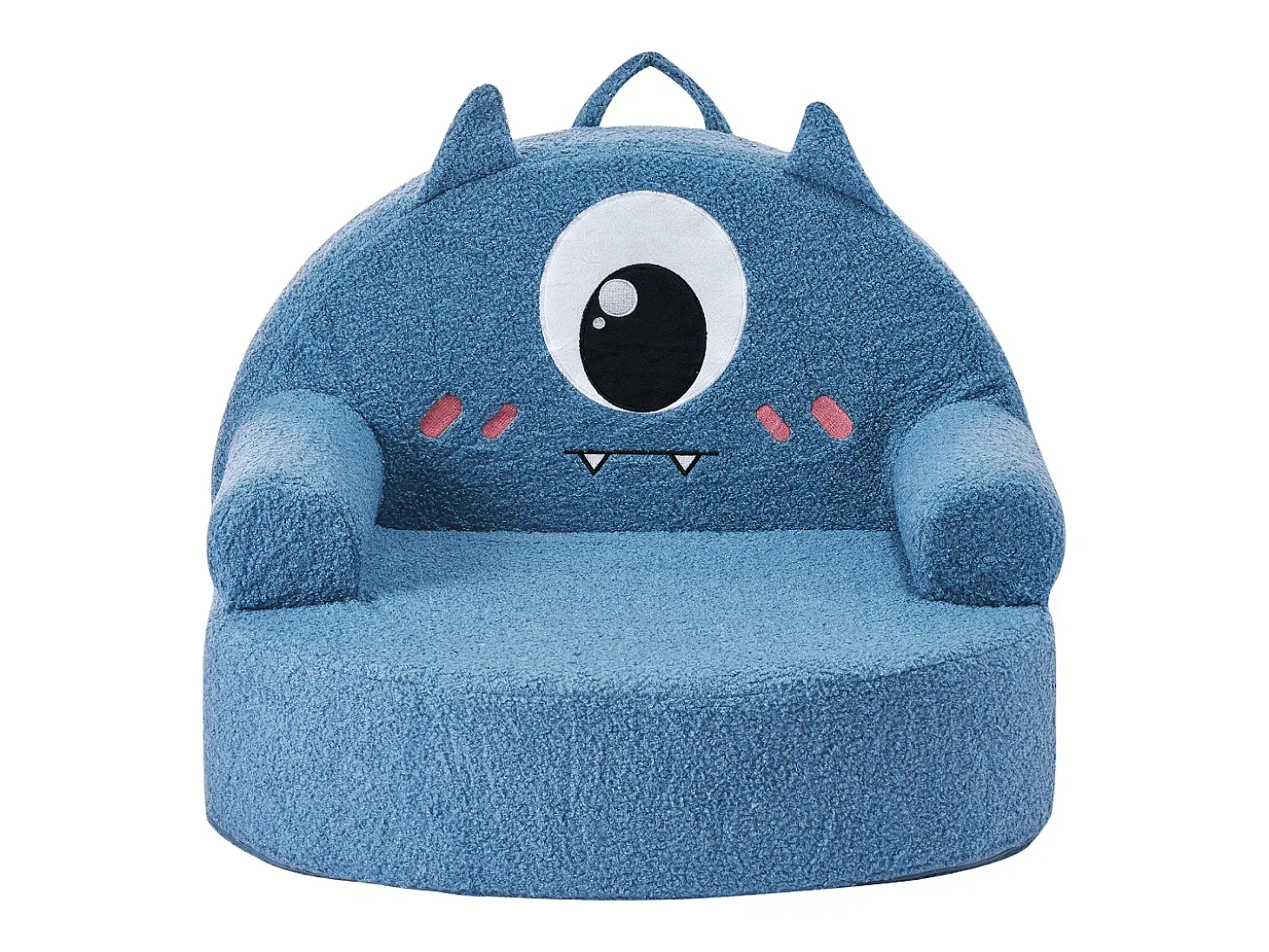 Sillón SucceBuy para Niños Cómodo Estilo Monstruo, Silla Infantil de Espuma con Reposabrazos, Sofá para Niños Pequeños Removible y Lavable, en Esponja 28D