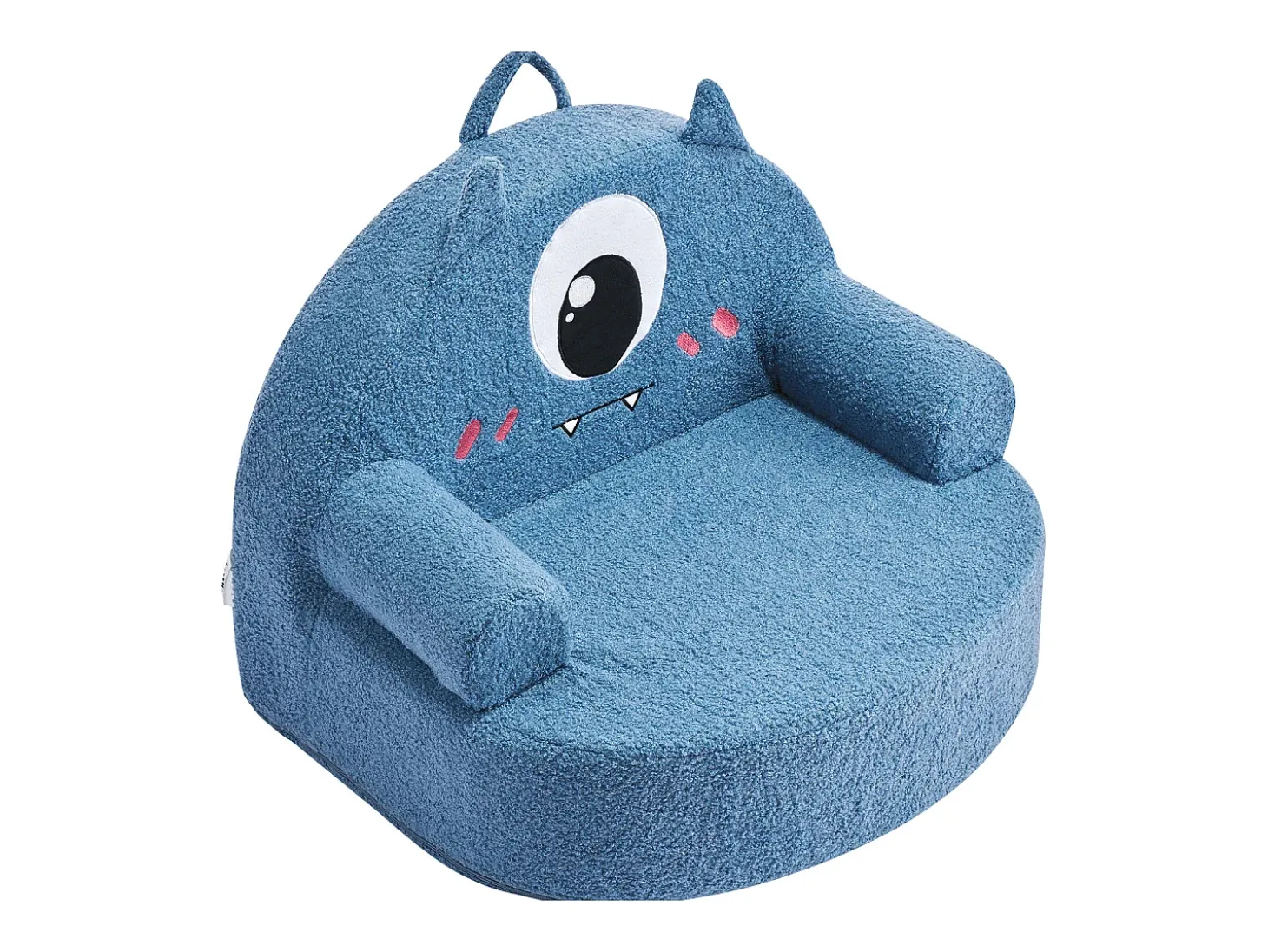 Sillón SucceBuy para Niños Cómodo Estilo Monstruo, Silla Infantil de Espuma con Reposabrazos, Sofá para Niños Pequeños Removible y Lavable, en Esponja 28D
