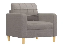 Sillón Taupe 60 cm Tela