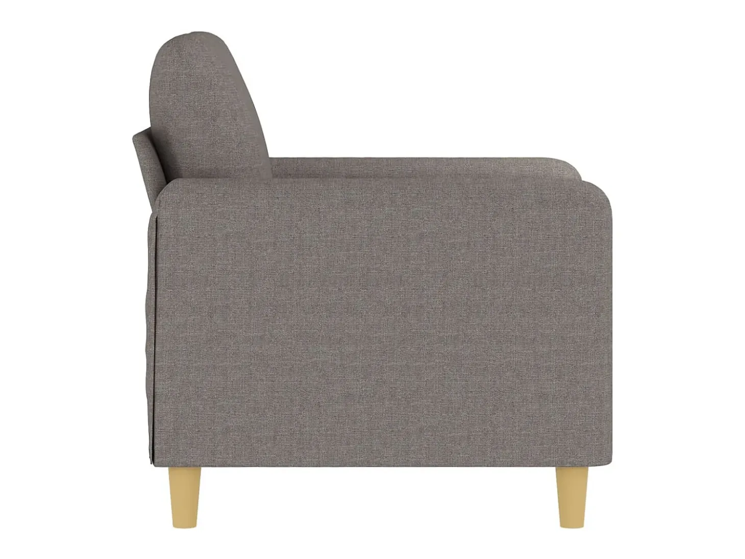 Sillón Taupe 60 cm Tela