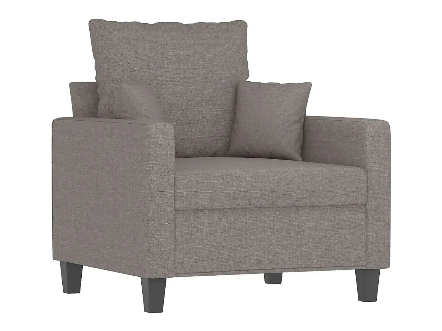 Sillón Taupe 60 cm Tela