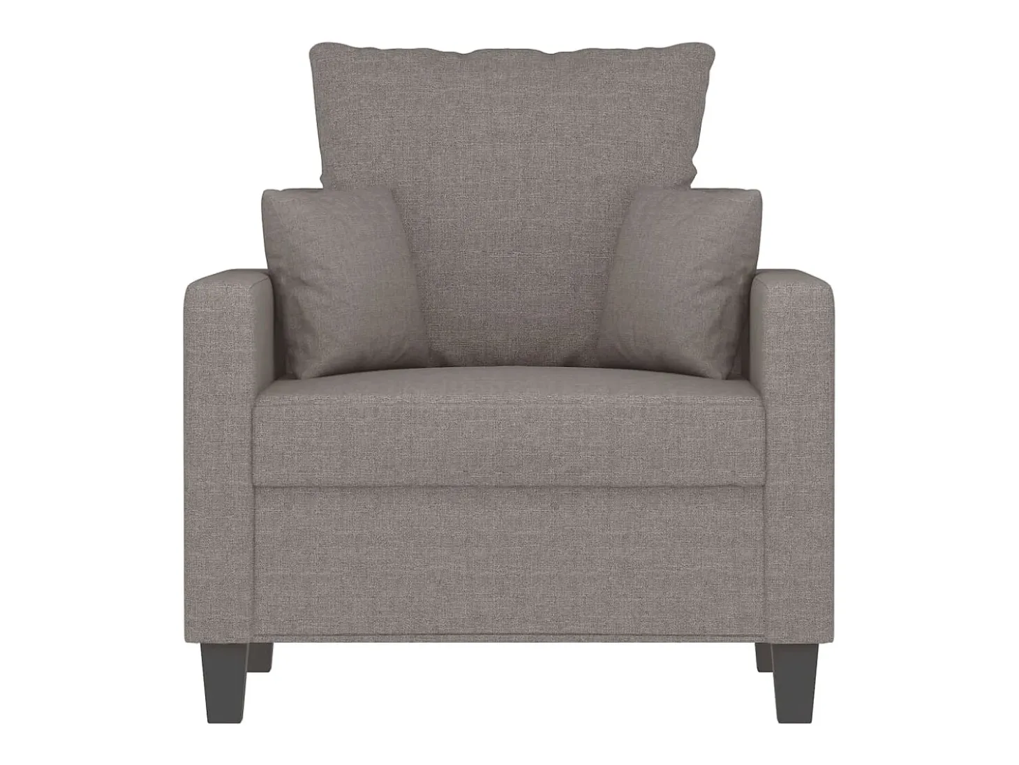 Sillón Taupe 60 cm Tela