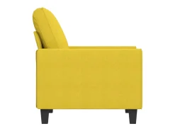Sillón Tela Amarillo Claro 60 cm