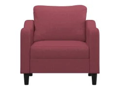 Sillón Tela Rojo Burdeos 60 cm