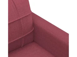 Sillón Tela Rojo Burdeos 60 cm