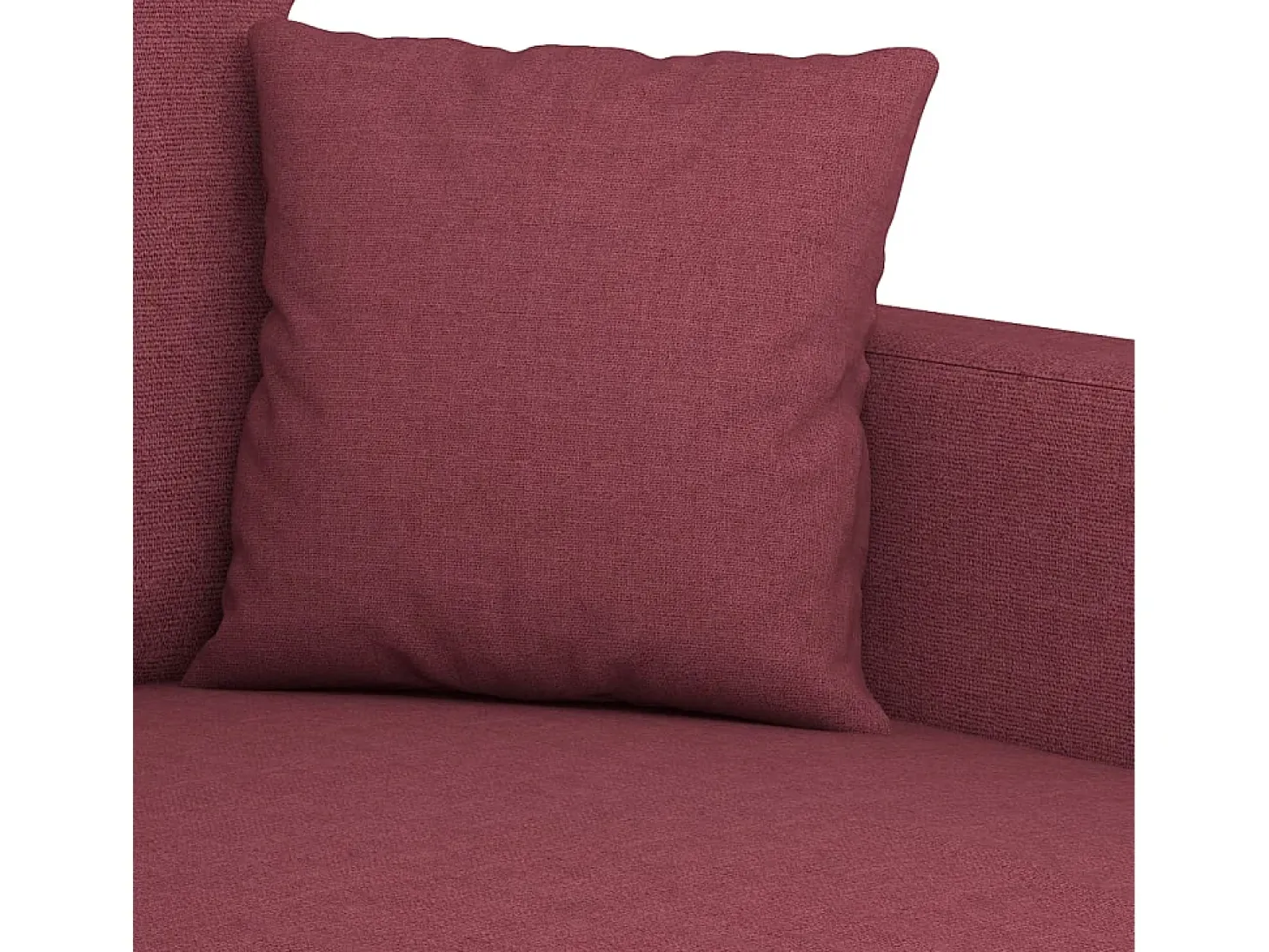Sillón Tela Rojo Burdeos 60 cm
