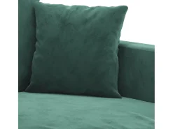 Sillón Verde Oscuro 60 cm Terciopelo