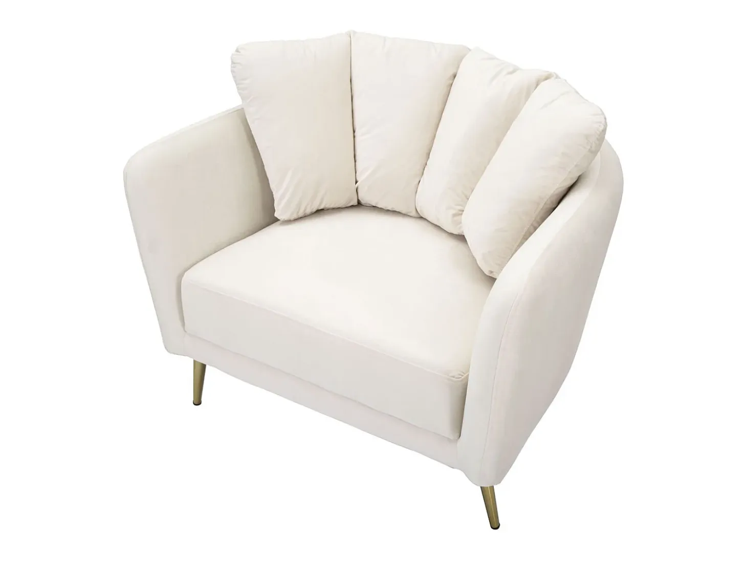 Sillón VKH324, Beige, 88x77x74 cm, Kendra Home