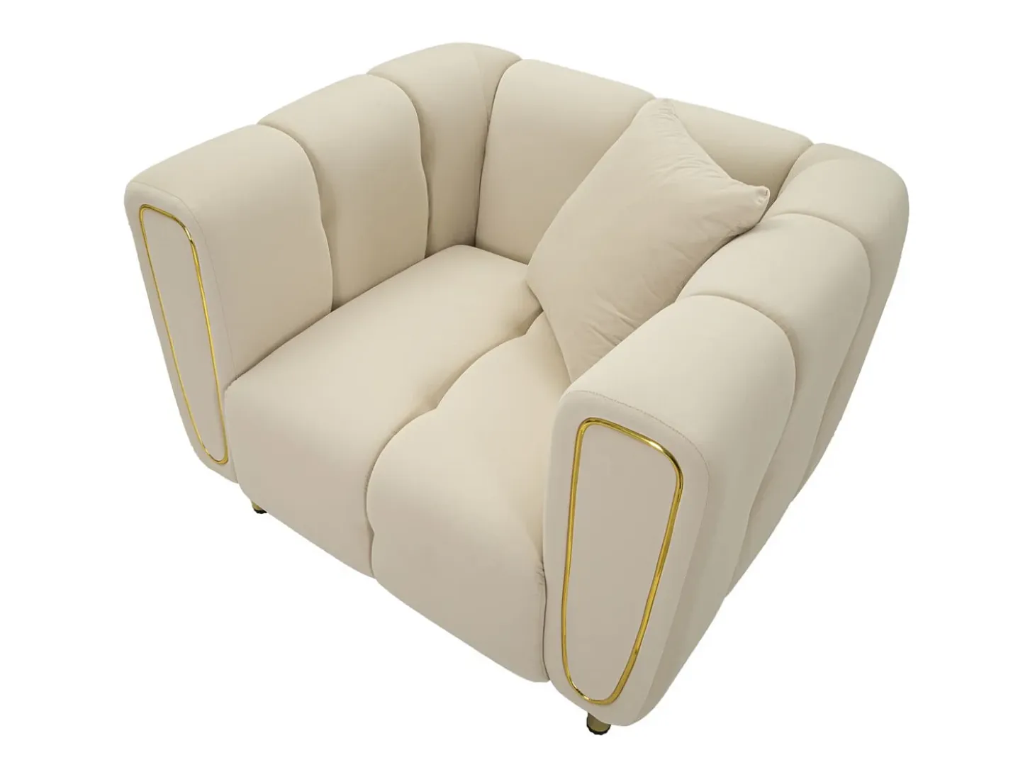 Sillón VKH322, Beige, 81x97x71 cm, Kendra Home