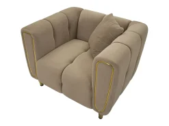Sillón VKH323, Marrón, 81x97x71 cm, Kendra Home