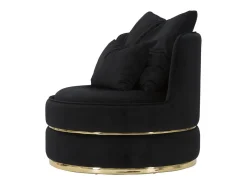 Sillón VKH309, Negro, 84x84x72 cm, Kendra Home