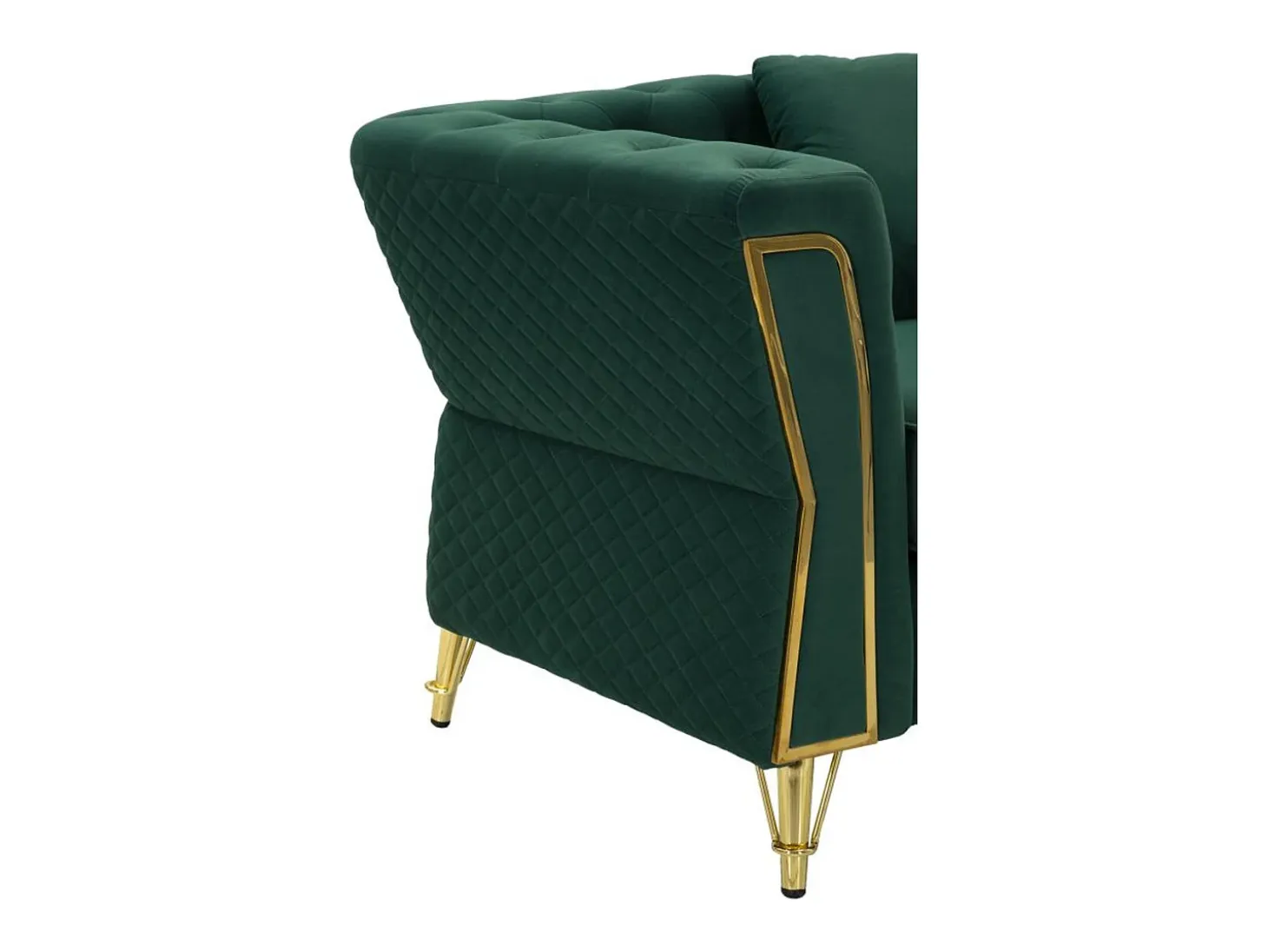 Sillón VKH321, Verde, 104x83x76 cm, Kendra Home