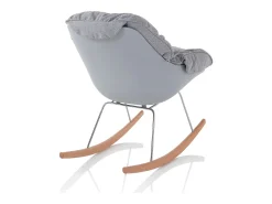 Sillón ZEN con mecedora gris