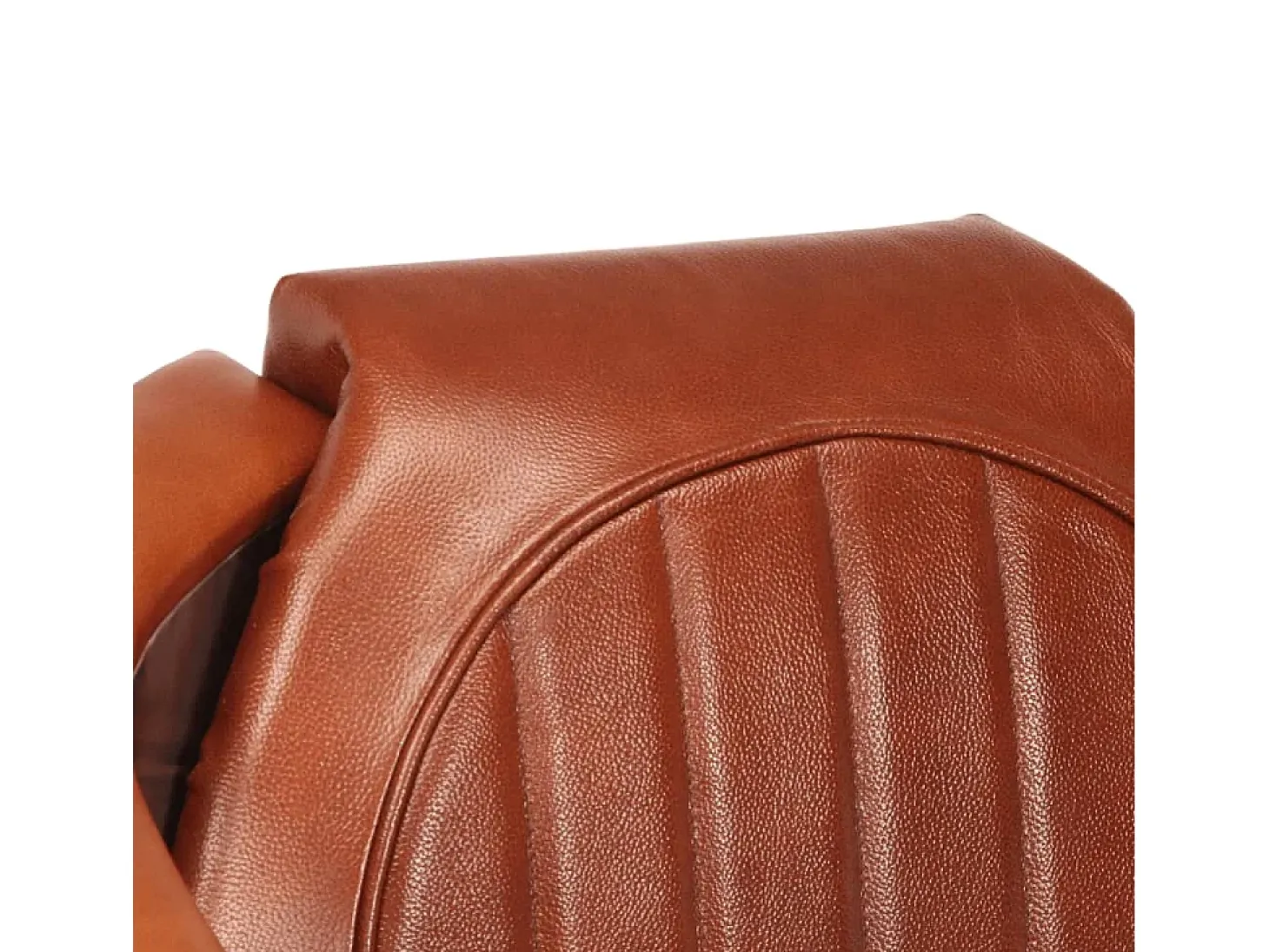 Sillon de aviador de cuero auténtico marrón