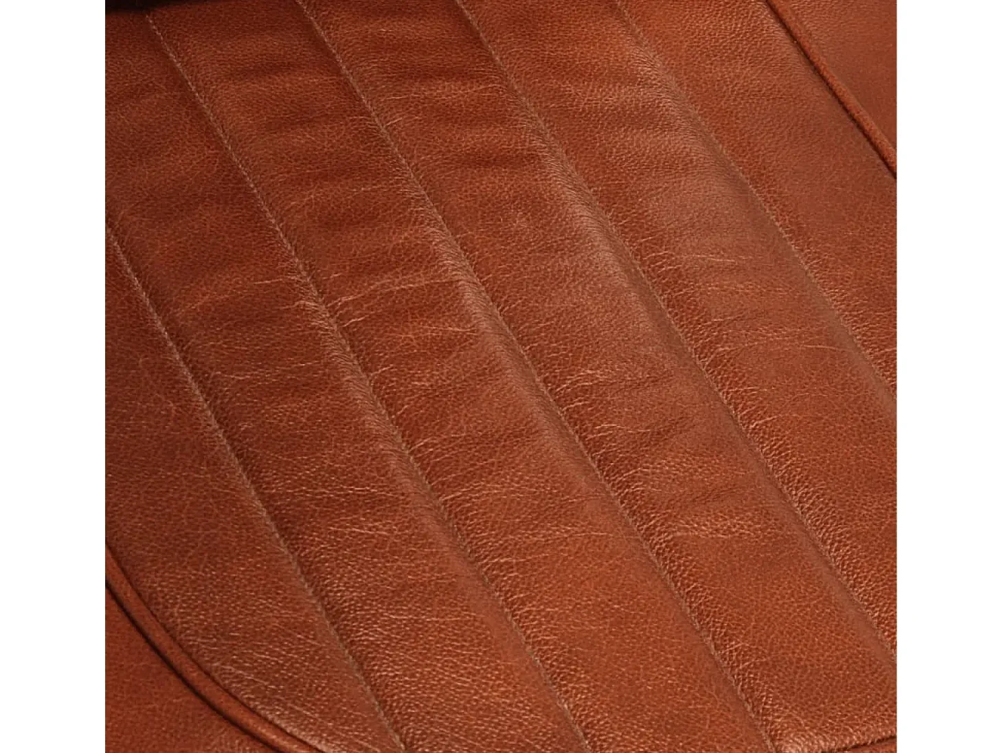 Sillon de aviador de cuero auténtico marrón