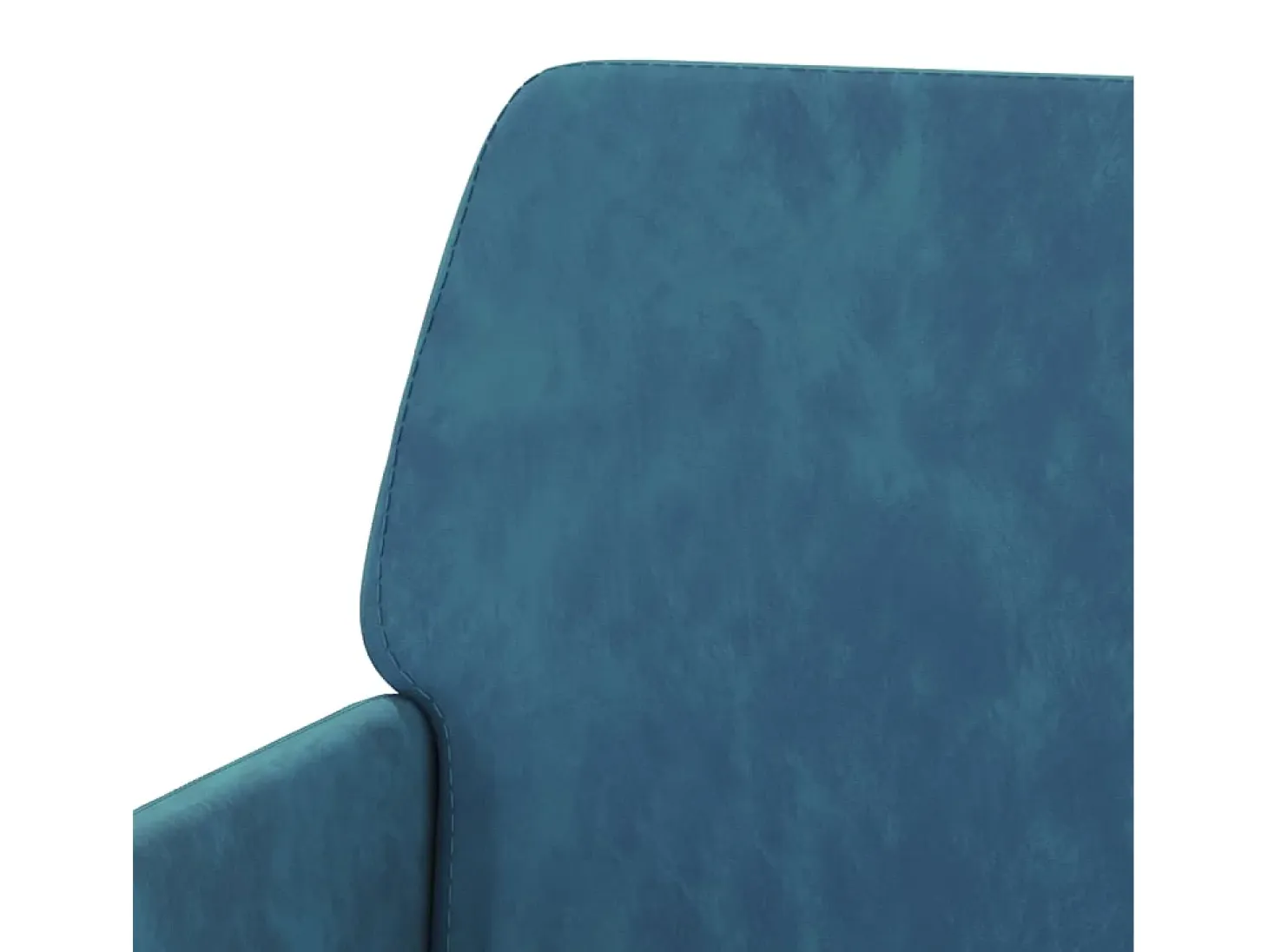 Silvenn Sillón de terciopelo azul 62x79x79 cm