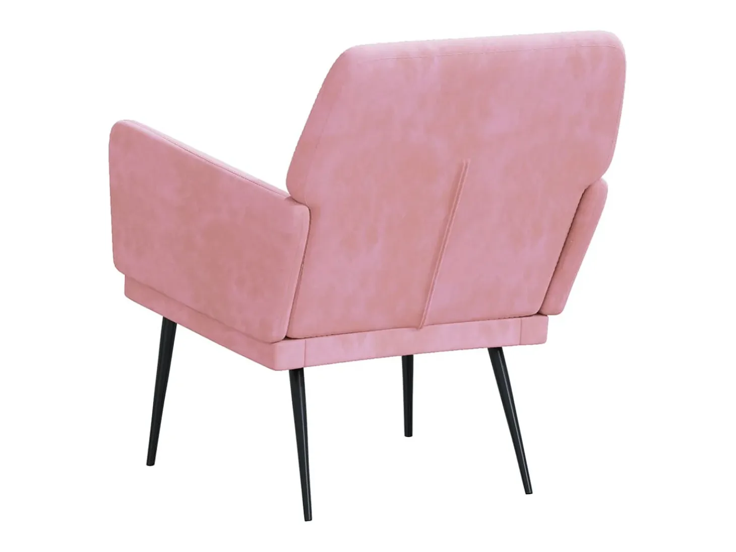Silvenn Sillón de terciopelo rosa 62x79x79 cm