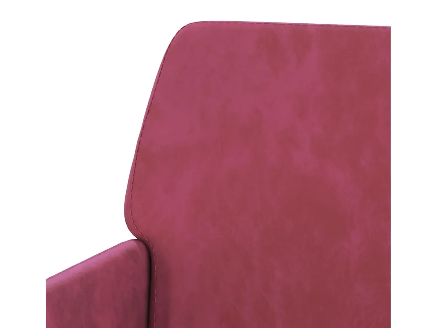 Silvenn Sillón de terciopelo rojo tinto 62x79x79 cm