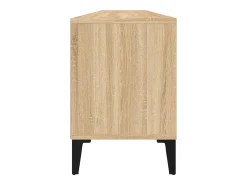 Simon-Pierre Mueble de TV madera contrachapada roble Sonoma 150x30x44,5 cm