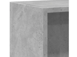 Siro Estantería 2 niveles contrachapada gris hormigón 40x30x76,5cm