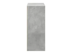 Siro Estantería 2 niveles contrachapada gris hormigón 40x30x76,5cm