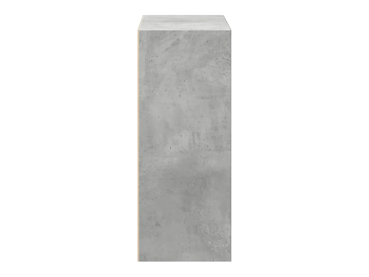 Siro Estantería 2 niveles contrachapada gris hormigón 40x30x76,5cm