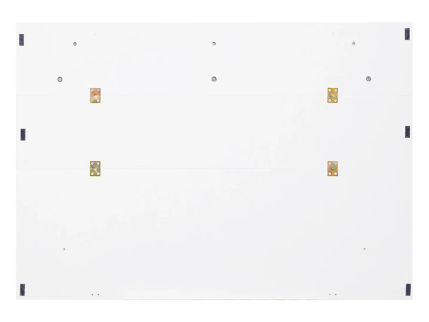 SoBuy FHK36-W Estante de Pared con 4 Ganchos Blanco 100 x 70 cm
