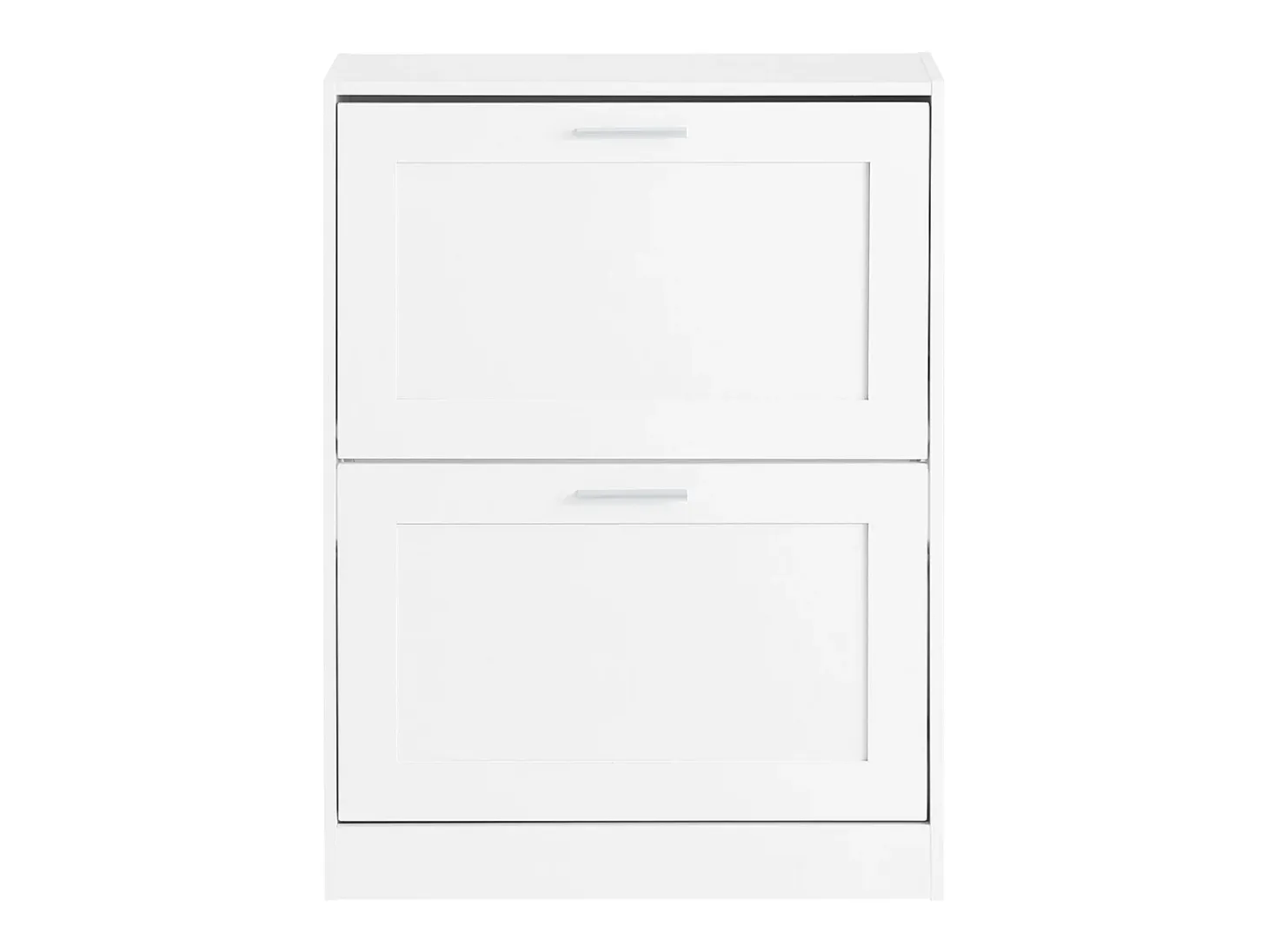 SoBuy FSR137-W Zapatero estrecho con 2 Solapas 60 x 25 x 80 cm Blanco