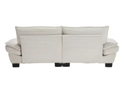 Sofá 2 plazas - Sofá recto con cojines - beige - para salón y dormitorio