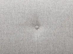 Sofá 3 plazas clic-clac de tela gris claro con mesita CLOSIPA