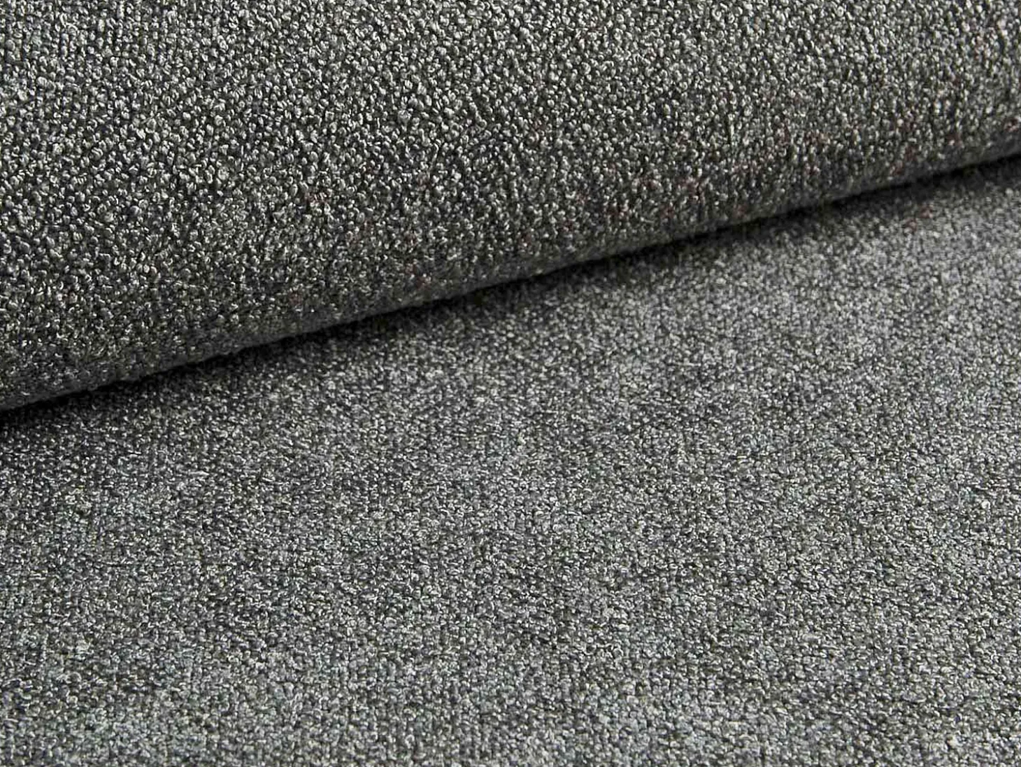 Sofá 4 plazas convertible de tela gris FRIDORA