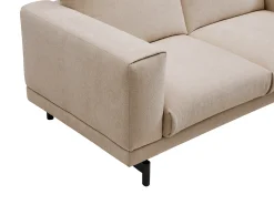 Sofá 2 plazas en chenilla color beige DEMBOLA