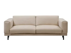 Sofá 3 plazas en chenilla color beige DEMBOLA