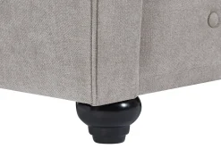 Sofá 2 plazas en tela color gris CHESTERFIELD