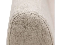 Sofá 3 Plazas Mave Salón Comedor Contemporáneo Beige, Madera, 180 cm