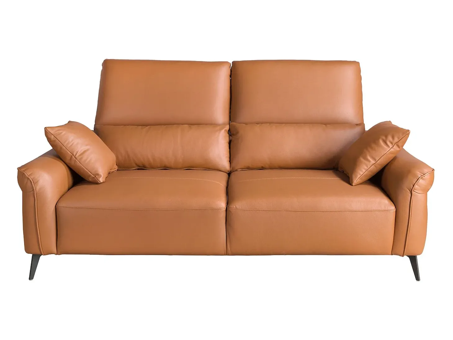 Sofá 3 plazas piel marrón 6208 ANGEL CERDA