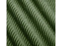 Sofá angular 2 plazas modular - de Pana - con 2 cojines y otomana - ergonómico - 208x178x75cm - Verde