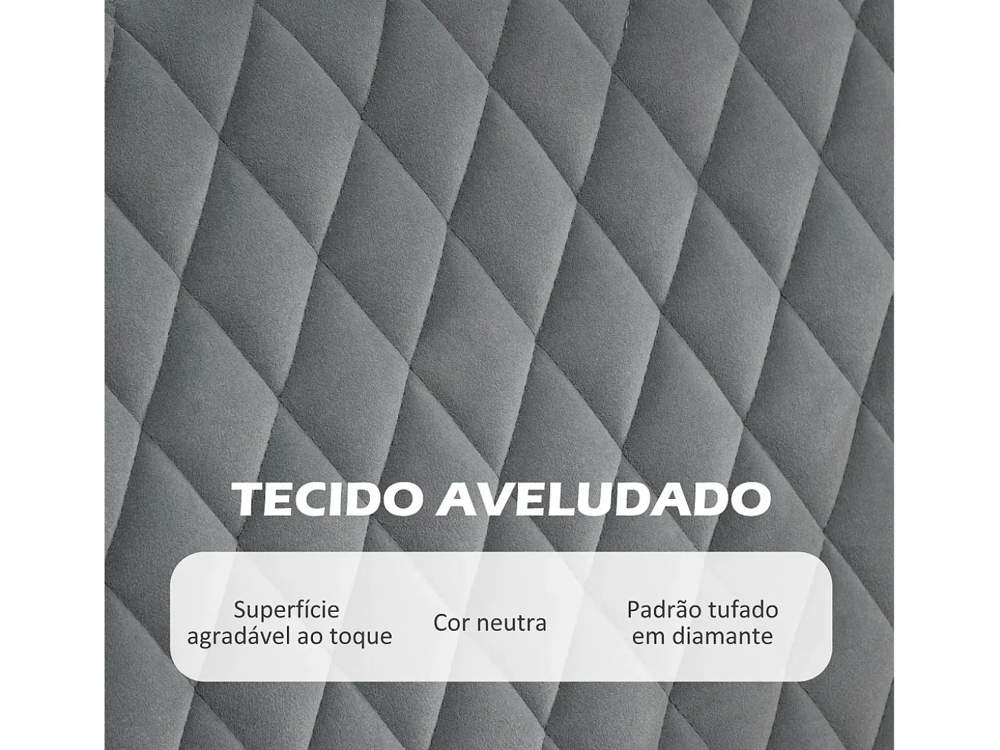 Sofá Azaki Homcom 2 plazas + almohadas + reposabrazos gris 76x124x69 cm