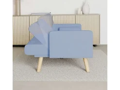 Sofá Cama One Dots Azul - Nalui