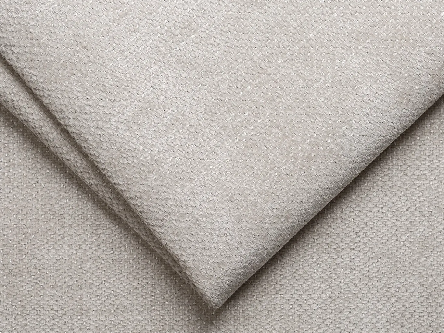 Sofá cama 3 plazas de apertura rápida de tela beige. Cama de 140 cm - Colchón de 14 cm BOLIPO