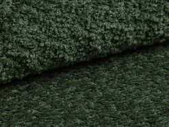 Sofá cama 3 plazas en tela de bouclé verde ISSORO II