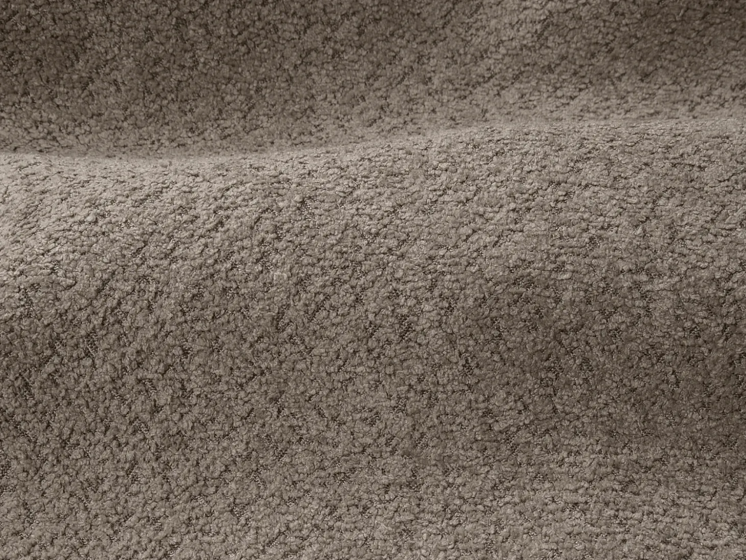 Sofá cama 4 plazas rápido en tela bouclé topo cama 160 cm RETUNA