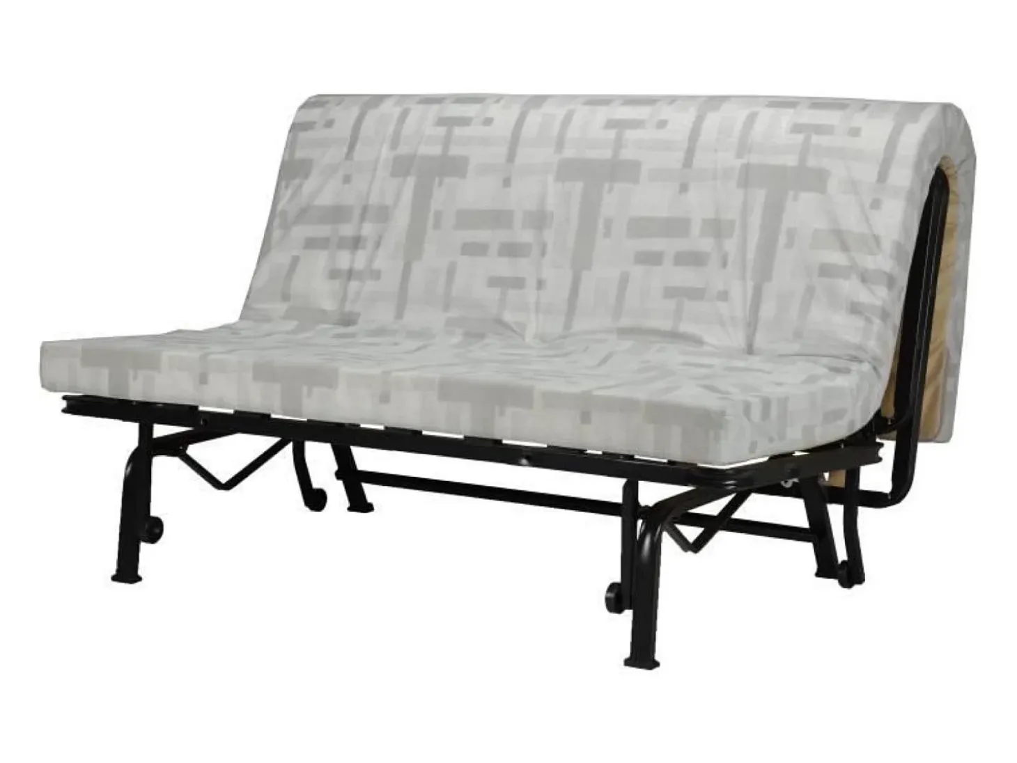 Sofá Cama BZ 2 Plazas Joe Tela Terracota Fabricación Francesa
