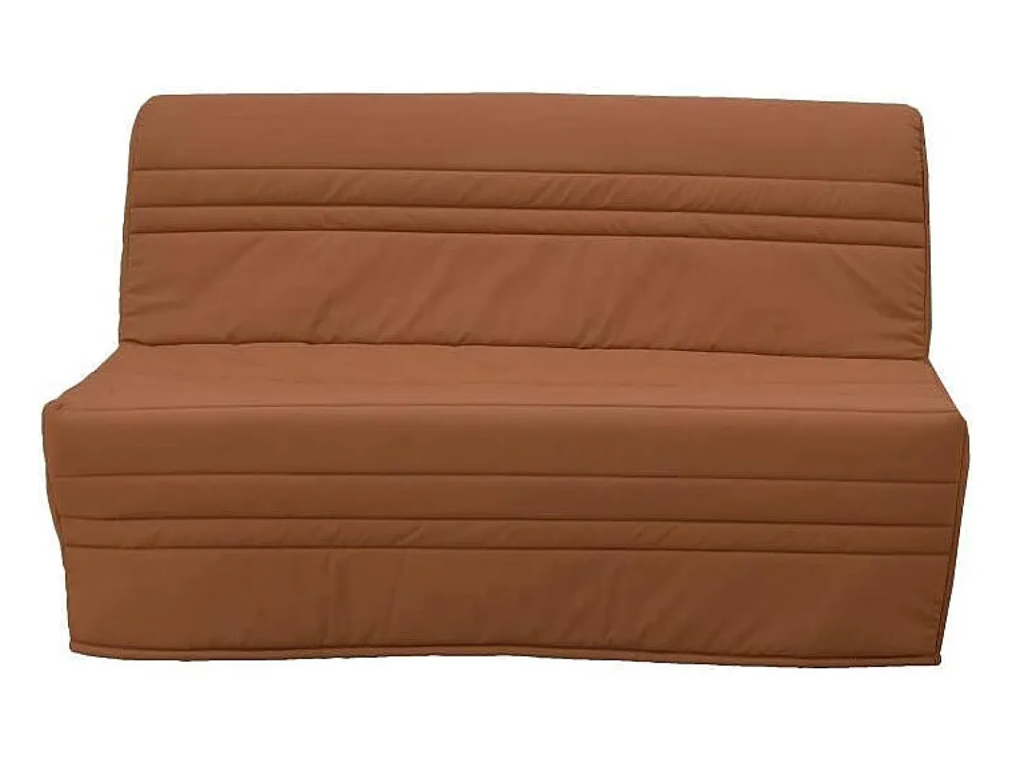 Sofá Cama BZ 2 Plazas Joe Tela Terracota Fabricación Francesa