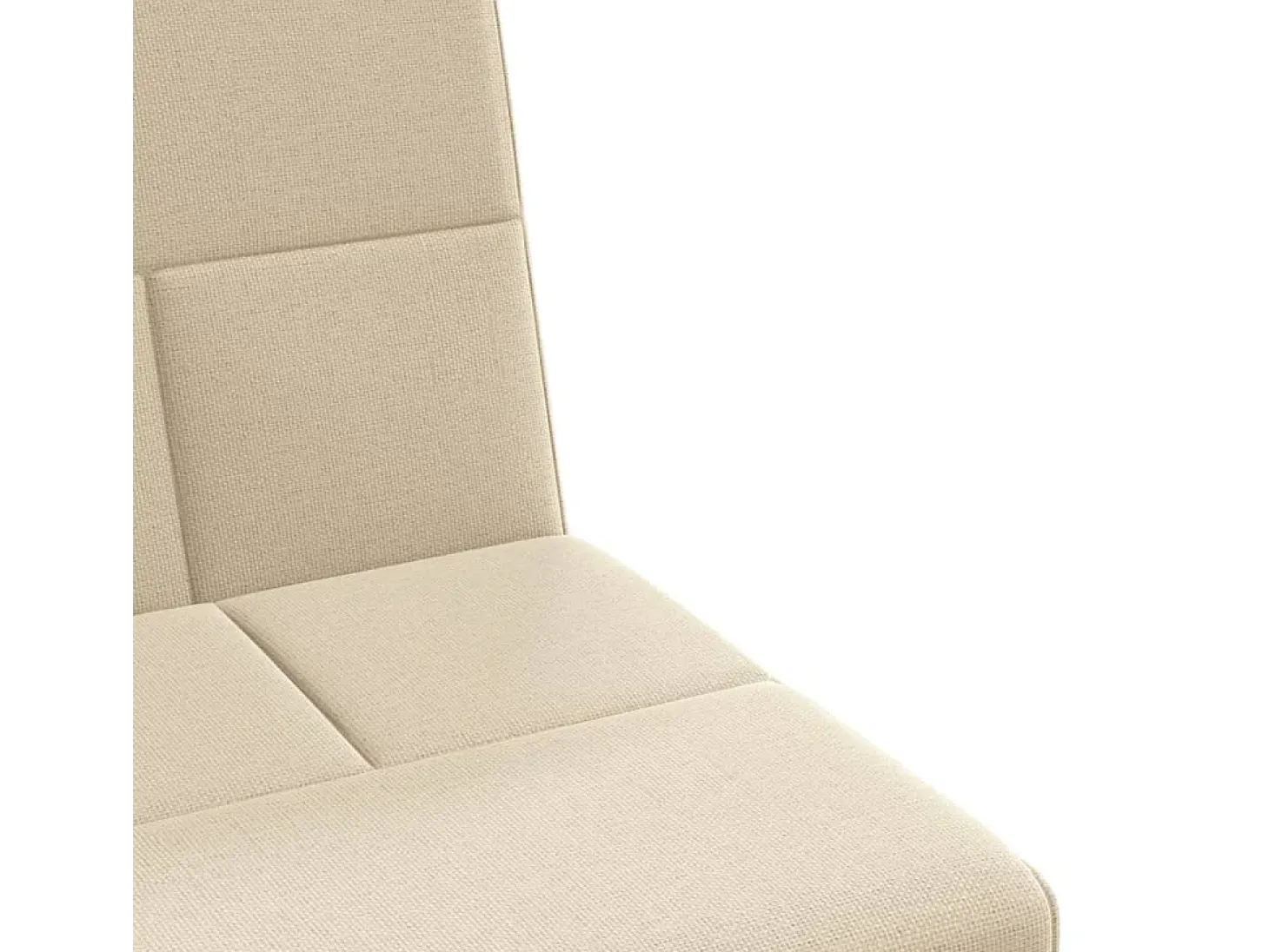 Sofá cama con portavasos tela crema