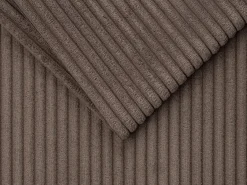 Sofá cama de 4 plazas con apertura italiana de pana beige LORETO