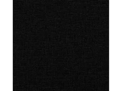 Sofá cama de 2 plazas con taburete tela negro