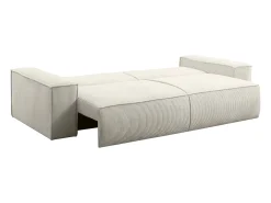 Sofá cama de 4 plazas de pana beige - AMELIA de Pascal Morabito