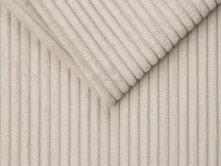 Sofá cama de 3 plazas de pana beige LORETO
